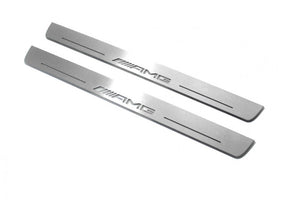Mercedes-Benz GLS I X166 2015+ Stainless Steel LED Door Sills – AMG