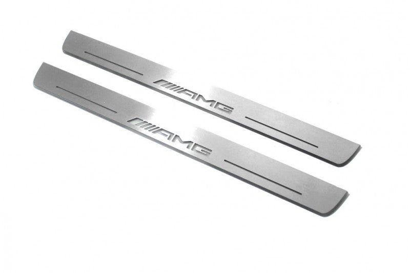 Mercedes-Benz GLS I X166 2015+ Stainless Steel LED Door Sills – AMG