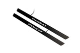 matte black coated stainless steel door sill plates for Volkswagen Passat B8 2015+ with Passat logo