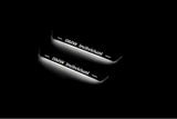 LED door sill plates stainless steel BMW X5 E53 1999+ with BMW Individual logo