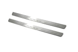 stainless steel LED door sill plates for KIA Ceed III 2018+ with Ceed logo