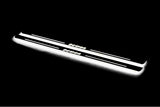 Dodge Challenger 2008+ LED door sill plates in stainless steel with DEMON logo