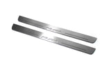 stainless steel LED door sill plates with Ford Kuga II 2013+ with Kuga logo