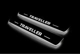 Peugeot Traveller Stainless Steel LED Door Sills – Traveller Logo