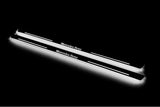 Mercedes V-Class W447 2014+ illuminated entry guards in stainless steel with Mercedes-Benz logo
