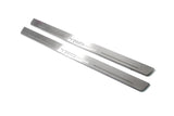 stainless steel LED door sill plates for Toyota Tundra IV XK80 2022+ with TRD pro logo