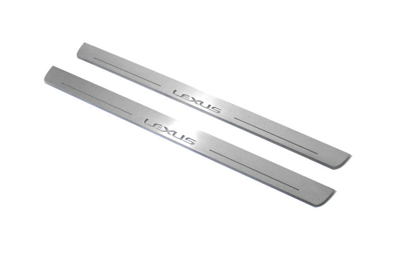 Lexus GS III S190 2005-2012 Stainless Steel LED Door Sills – Lexus Logo