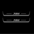 Peugeot 3008 I 2009-2016 LED Door Sills Illuminated Scuff 3008 Logo Stainless Steel Entry Guards