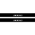 Chrysler 300C II 2011-2023 Illuminated Matte Sill Plates with logo 300C Chrysler Led Door Sills PRO opdesign
