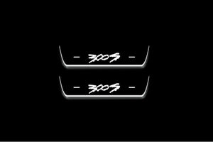 Chrysler 300C II 2011-2023 LED Door Sills Illuminated Scuff 300S T2 Logo Stainless Steel Entry Guards