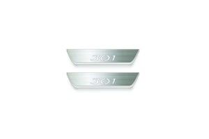 Peugeot 301 2012+ LED Door Sills Illuminated Scuff 301 Logo Stainless Steel Entry Guards Door Sills Decoin
