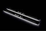 LED door sill plates stainless steel Audi A7 C7 2010+ with Audi A7 logo