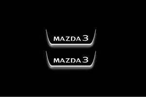 Mazda 3 IV 2019+ Stainless Steel LED Door Sills – Mazda 3 Logo