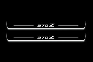 Nissan 370Z 2009+ LED Door Sills Illuminated Scuff 370Z Logo Stainless Steel Entry Guards