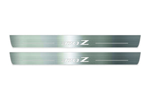 Nissan 370Z 2009+ LED Door Sills Illuminated Scuff 370Z Logo Stainless Steel Entry Guards