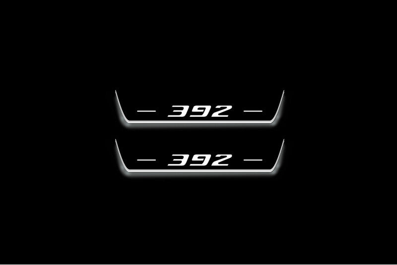 stainless steel door sill plates for Dodge Charger LD 2011+ with 392 logo