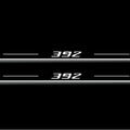 Dodge Charger 2011-2023 LED Door Sills Illuminated Scuff 392 Logo Stainless Steel Entry Guards Door Sills Decoin