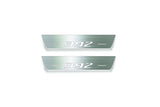 LED door sill plates Dodge Charger LD 2011+ in stainless steel with 392 logo