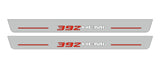 stainless steel door sill plates for Jeep Grand Cherokee IV WK2 2010+ with 392 HEMI logo