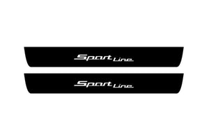 BMW 3 F30 2012-2018 Illuminated Matte Sill Plates with logo Sport Line BMW Led Door Sills PRO opdesign