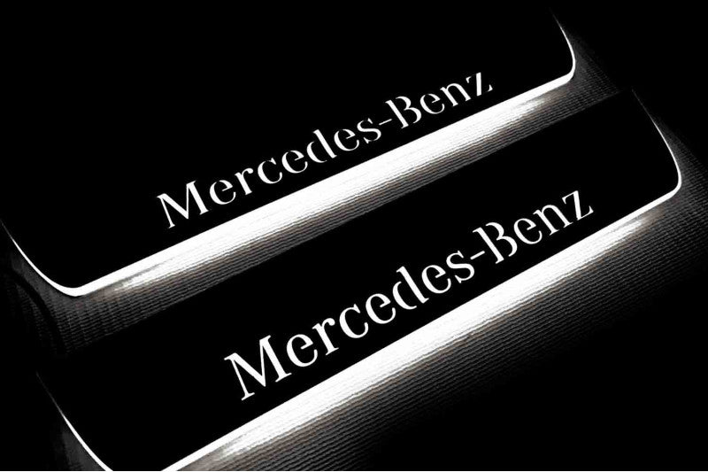 Mercedes-Benz GLE I W166 2015-2019 Stainless Steel LED Door Sills – Mercedes-Benz