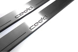 LED door sill plates KIA Ceed II 2012+ in stainless steel with Cee`d logo