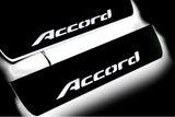 Honda Accord IX 2013+ LED door sill plates with Accord logo