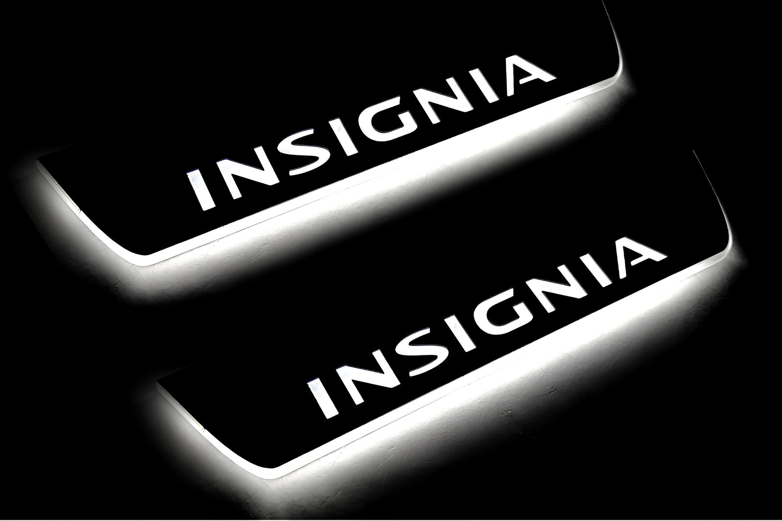 LED door sill plates stainless steel Vauxhall Insignia I 2008+ with Insignia logo