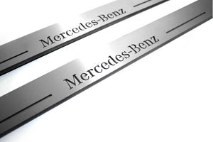 Mercedes-Benz GLE I W166 2015-2019 Stainless Steel LED Door Sills – Mercedes-Benz