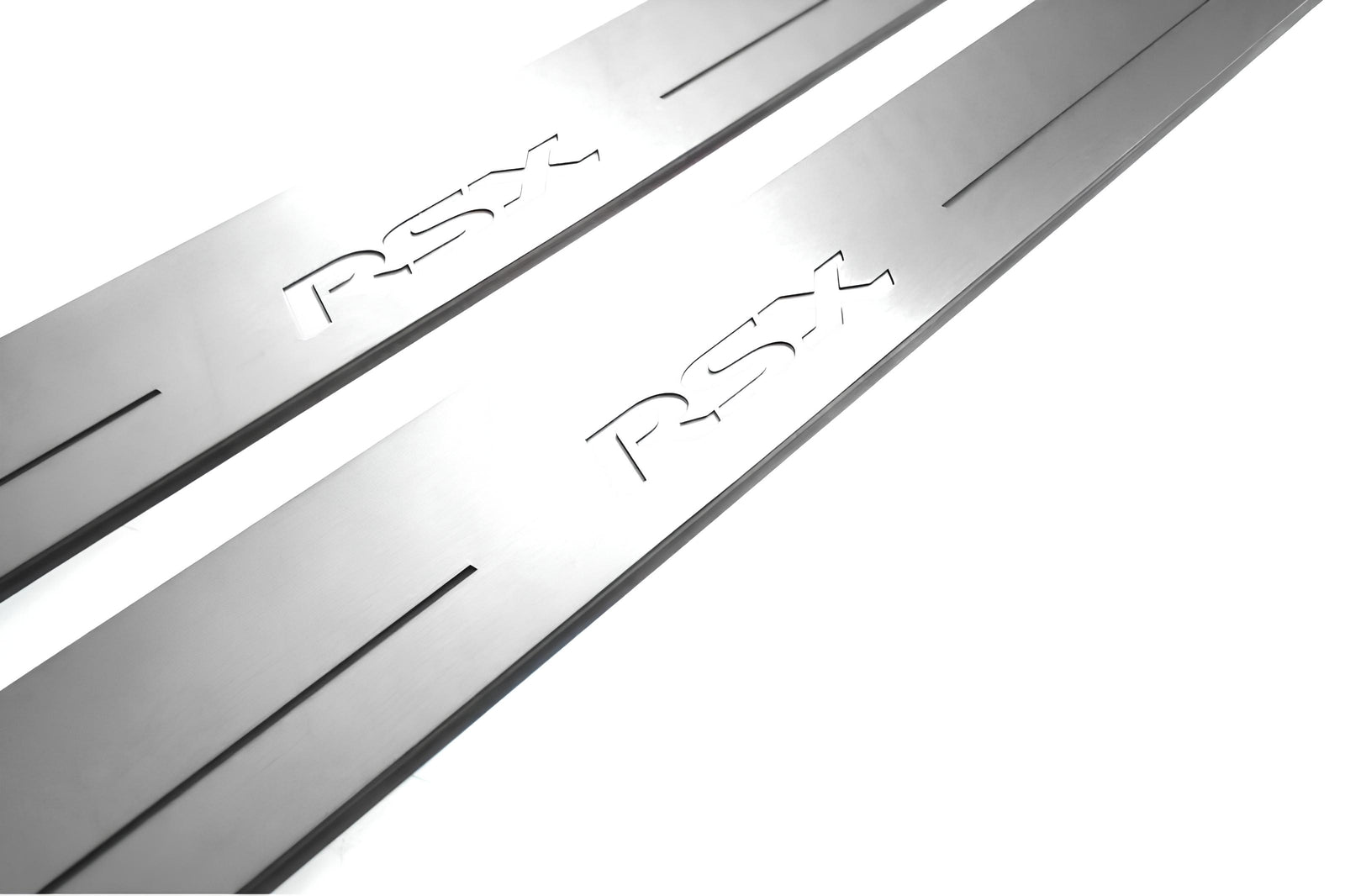 LED door sill plates stainless steel Acura RSX 2002+ with RSX logo
