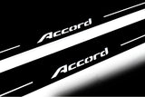 LED door sill plates for Honda Accord IX 2013+ with Accord logo