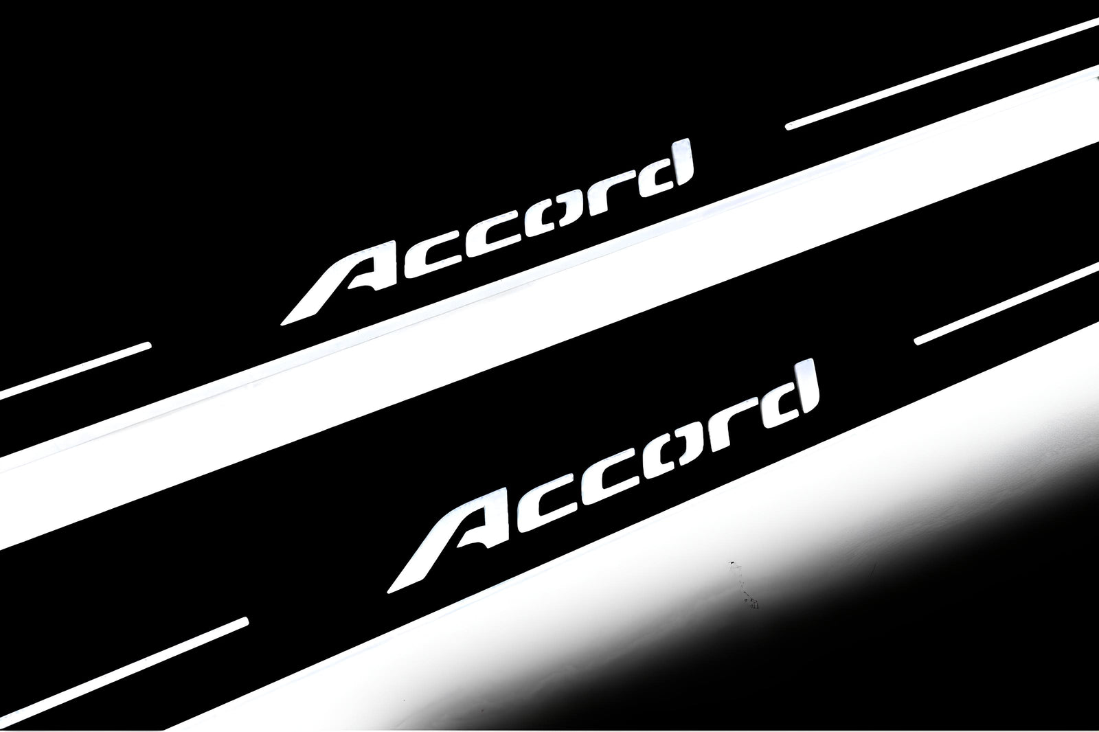 LED door sill plates for Honda Accord IX 2013+ with Accord logo