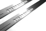 LED door sill plates stainless steel Hummer H2 2002+ with Hummer logo