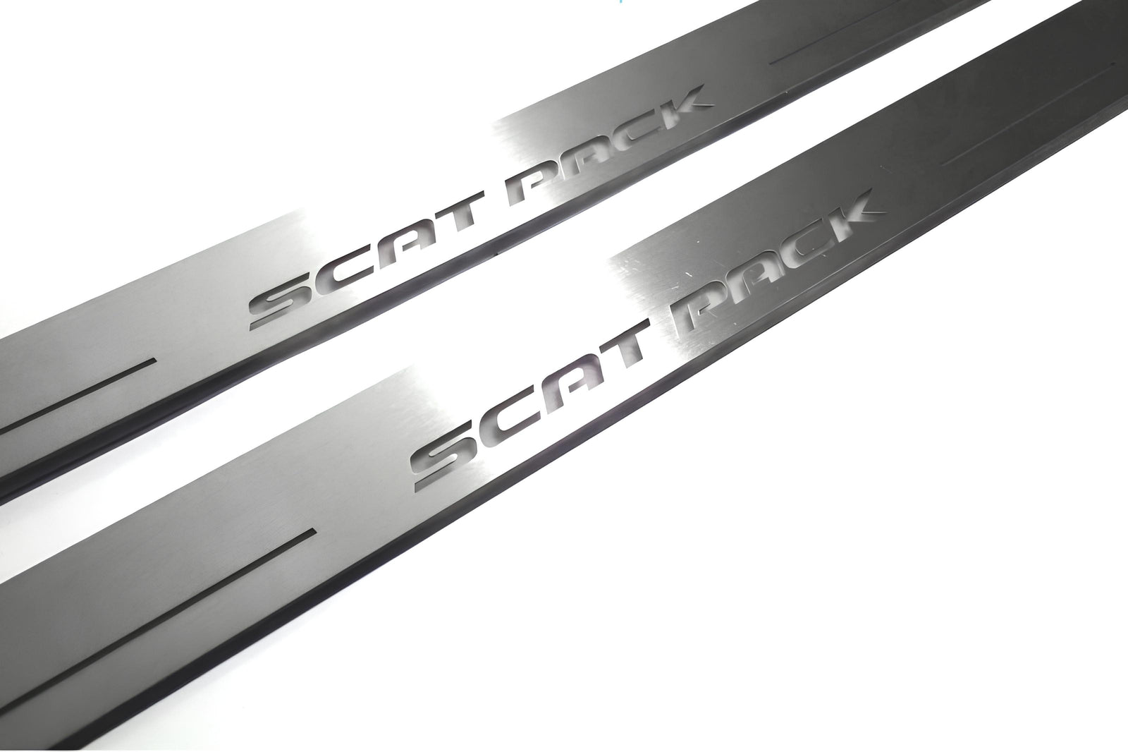 Dodge Charger LD 2011+ LED door sill plates with Scat Pack logo