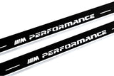 BMW 7 E38 E38 1994+ stainless steel LED door sill plates with M Performance logo
