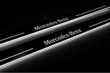 LED door sill plates for Mercedes CLK W209 2001+ with Mercedes-Benz logo