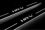 LED door sill plates stainless steel Honda HR-V III 2021+ with HR-V logo