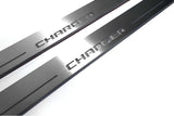 Dodge Charger LD 2011+ stainless steel LED door sill plates with CHARGER logo