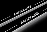 LED door sill plates for Mazda 6 III 2012+ with Mazda 6 logo