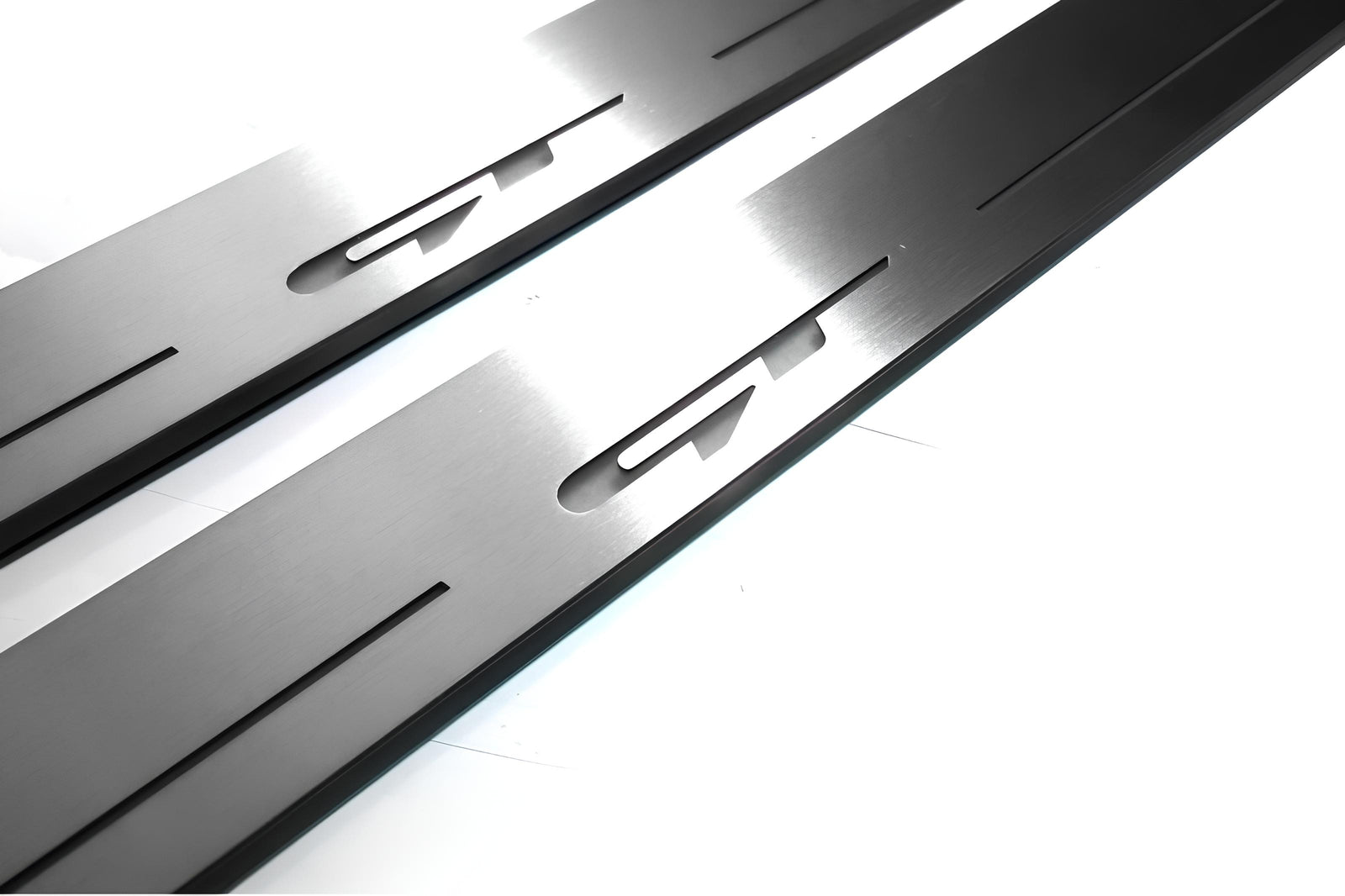 KIA Optima IV 2015+ stainless steel illuminated entry guards with GT logo