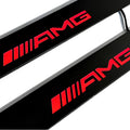 Mercedes ML W166 2011-2015 Illuminated Matte Sill Plates with logo AMG Mercedes Led Door Sills PRO opdesign