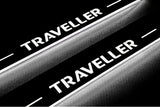 Peugeot Traveller Stainless Steel LED Door Sills – Traveller Logo