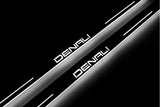 GMC Sierra V 2018+ stainless steel illuminated entry guards with DENALI logo