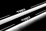 Toyota Camry V70 2018+ LED door sill plates with TRD logo