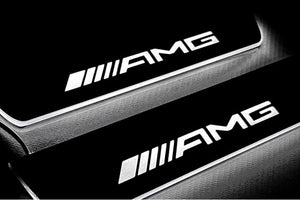 Mercedes-Benz S-Class W222 2013+ Stainless Steel LED Door Sills – AMG