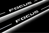 Ford Focus IV 2018+ LED door sill plates with Focus logo