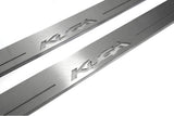 Ford Kuga II 2013+ stainless steel LED door sill plates with Kuga logo