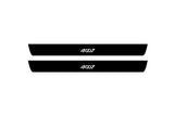 Peugeot 4007 2007+ illuminated door sill protectors with 4007 logo