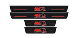 stainless steel LED door sill plates for Chrysler 300C II LD 2011+ with 426 Mopar Hellephant logo