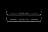 Mercedes G-Class W464 Stainless LED Door Sills – Mercedes-Benz Logo